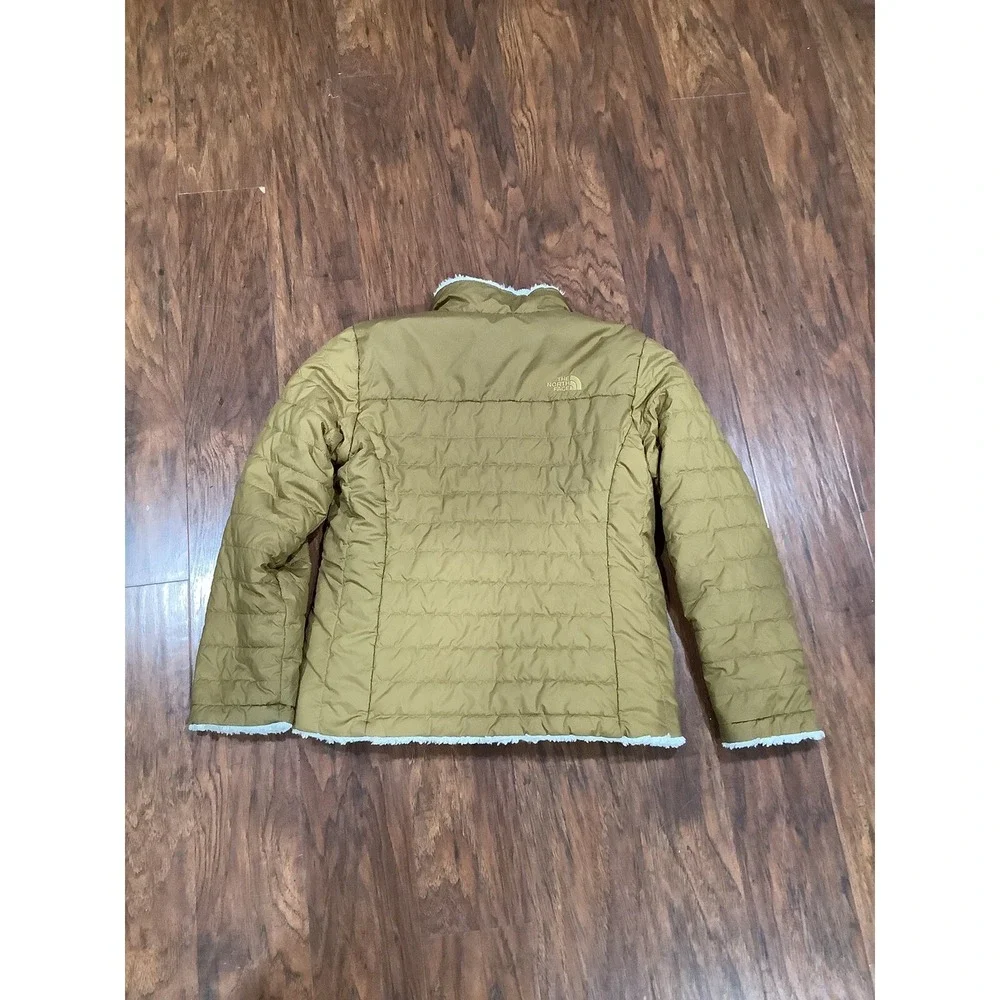 The North Face L Girls   Reversible Fleece Lined Coat